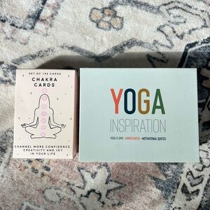 Wellness Cards Set : Yoga Inspiration & Chakra Card Decks